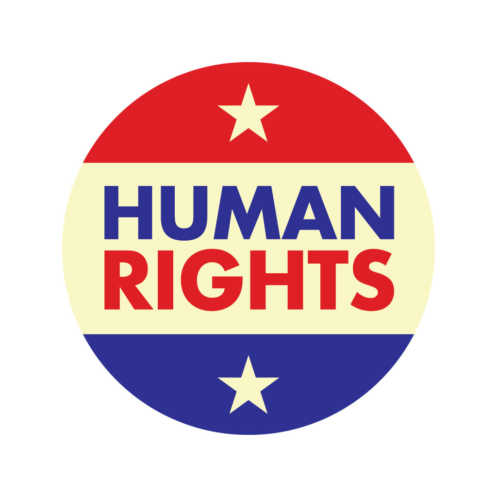 Human Rights 3" Sticker