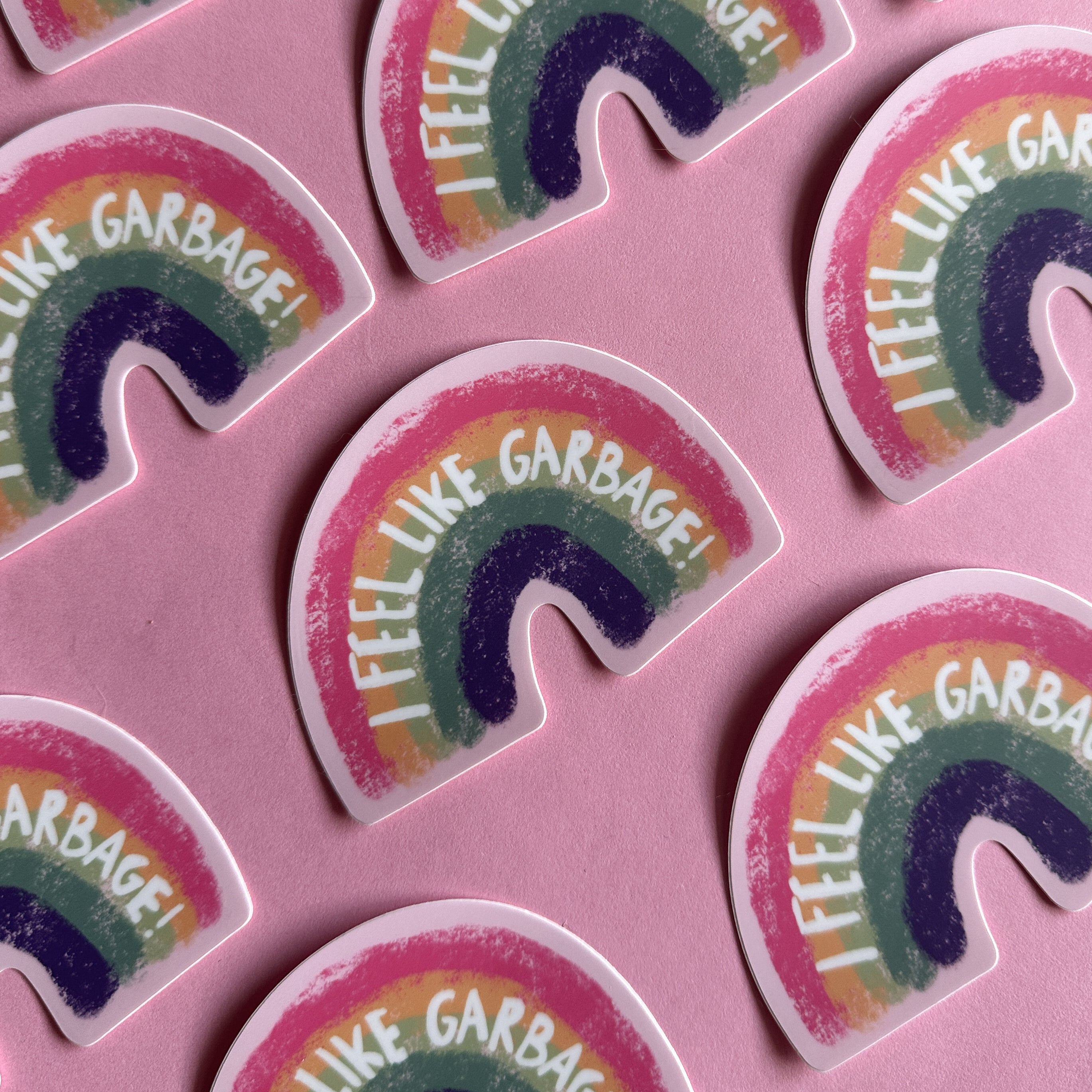 I Feel Like Garbage Sticker